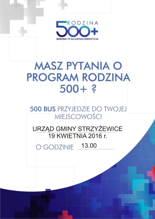 Plakat - akcja 500bus